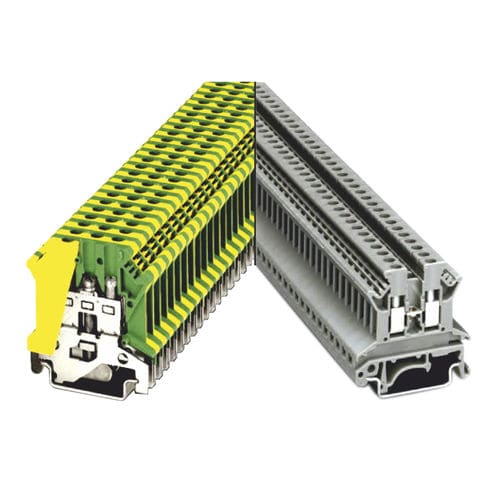 Morsetto componibile su guida DIN - 78 series - Werner Electric GmbH - con connessione a vite / passante / di messa a terra