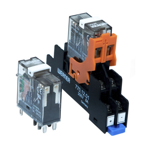 Relè elettromeccanico 24 VDC - 22 Series - Werner Electric GmbH - 12 VDC / 110 V DC / 110 V AC