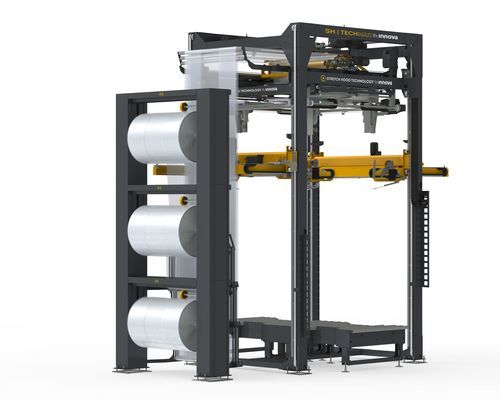Incappucciatrice automatica - SH|TECHMAX - INNOVA MAQUINARIA INDUSTRIAL - per pellicola estensibile