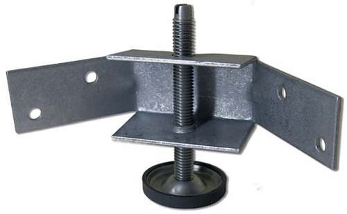 Piede per mobile - SW-RACS-8A - S&W Manufacturing - in acciaio / di livellamento / snodabile