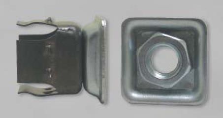 Inserto filettato - SW-1301xx series - S&W Manufacturing - in acciaio zincato / quadrato / per estremità di tubo