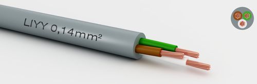 Cavo elettrico per rete di alimentazione - 601140211 - MediKabel GmbH - DIN / isolato / in rame