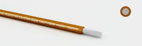 Filo unipolare in rame - 174050 - MediKabel GmbH - in PVC / UL / CSA