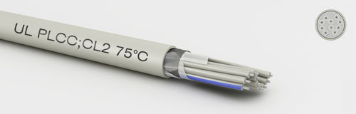 Cavo elettrico di alimentazione - UL PLCC;CL2 AWG 28 - MediKabel GmbH - isolato / rotondo / piatto