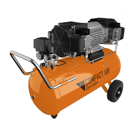 Compressore a pistone - EK480/100 - GENTILIN SRL - d'aria / con motore elettrico / su rotelle