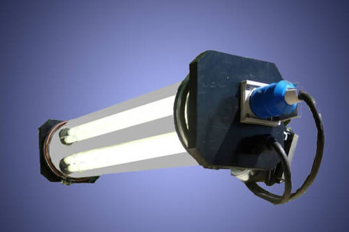Fonte di luce a lampada fluorescente - LT 2x80FC - Lumiair - bianca / con riflettore