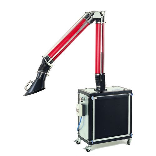 Aspiratore di fumo mobile - D - Airbravo Srl - ad uso industriale / con filtro secco / con braccio aspirante