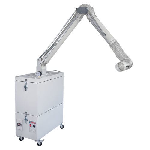 Collettore per nebbia di aerosol - MU series - Airbravo Srl - a materiale filtrante / con braccio aspirante / per applicazioni dentarie