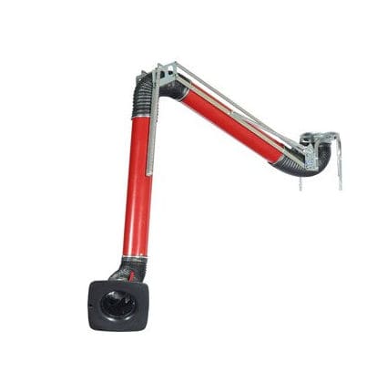 Braccio aspirante a muro - EG series - Airbravo Srl - doppio / per fumo / di aspirazione