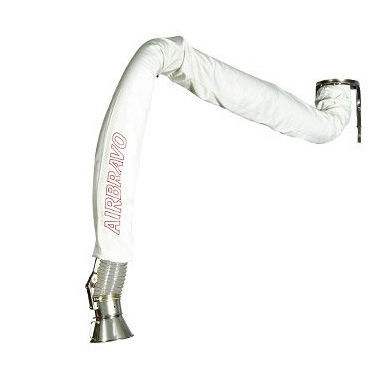 Braccio aspirante fisso - EF series - Airbravo Srl - flessibile / per polveri / di aspirazione