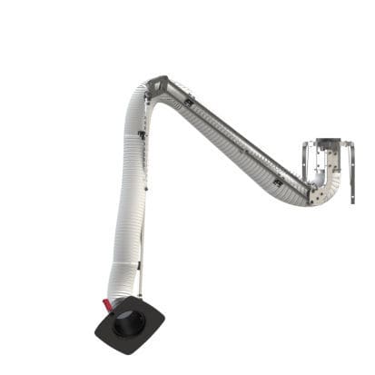 Braccio aspirante fisso - EJ series - Airbravo Srl - flessibile / per polveri / di aspirazione