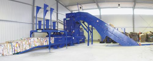Pressa imballatrice per cartone - AVERMANN Maschinenfabrik GmbH & Co. KG - orizzontale / a carico dall'alto / a canale