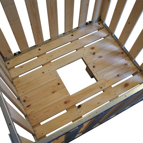Cassa-pallet in legno - MPB.b80 - ZAMKO - in acciaio galvanizzato / da trasporto / di stoccaggio