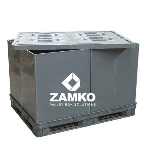 Cassa-pallet in PP - PAG.m83 - ZAMKO - di stoccaggio / per trasporto pesante / per movimentazione