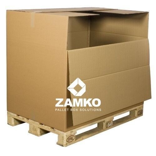 Cassa-pallet in cartone - KAN.e80.F - ZAMKO - da trasporto / pieghevole / a pianali ripiegabili