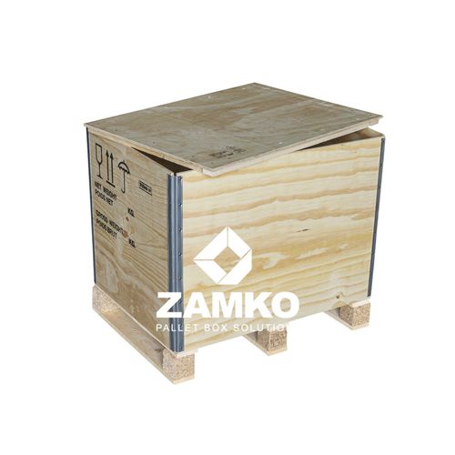 Cassetta in legno - HUN.e80 - ZAMKO - da trasporto / con coperchio / riutilizzabile
