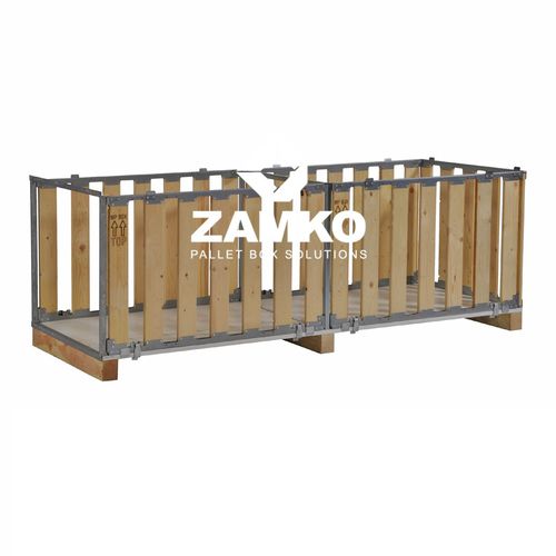 Cassa-pallet in legno - MPB.g80.W - ZAMKO - di stoccaggio / da trasporto / accatastabile