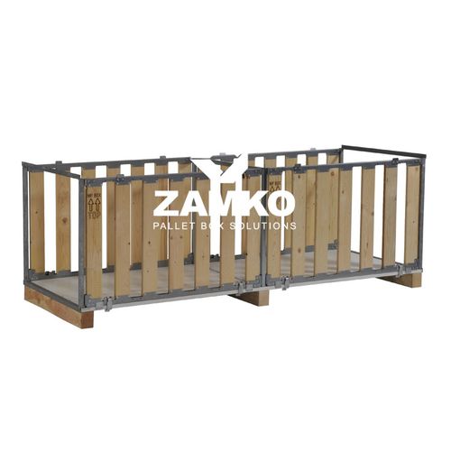 Cassa-pallet in legno - MPB.f70.W2 - ZAMKO - di stoccaggio / da trasporto / riutilizzabile