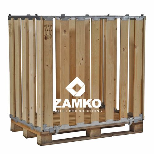 Cassa-pallet in legno - MPB.e110 - ZAMKO - di stoccaggio / per trasporto pesante / per movimentazione