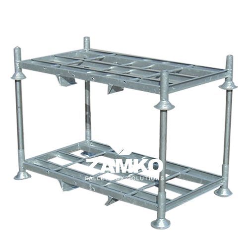Cassa-pallet in acciaio - SMN.r01 - ZAMKO - impilabile / riutilizzabile