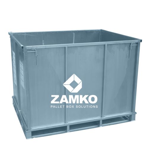 Cassa-pallet in acciaio - SIG.m95 - ZAMKO - multitasche / da trasporto / per movimentazione