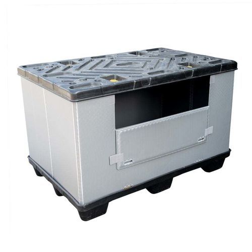 Cassa-pallet in HDPE - P1210.900.300 - ZAMKO - per l'industria automobilistica / per l'industria farmaceutica / agricola