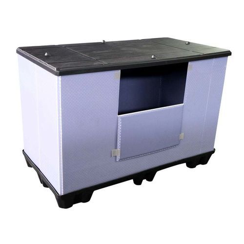 Cassa-pallet in plastica - P1508.900.300 - ZAMKO - in HDPE / in PP / da trasporto