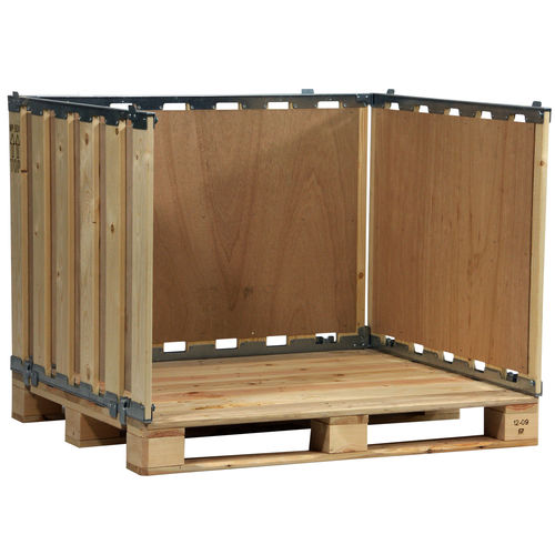 Cassa-pallet in compensato - MPB.e70.C - ZAMKO - di stoccaggio / pieghevole / riutilizzabile