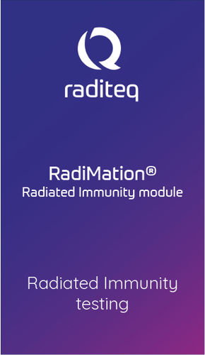 Software per test - RadiMation Radiated Immunity module (RMC1001A#010) - Raditeq B.V. - di misura
