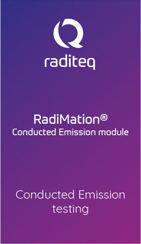 Software per test - RadiMation Conducted Emission module (RMC1001A#060) - Raditeq B.V. - di misura