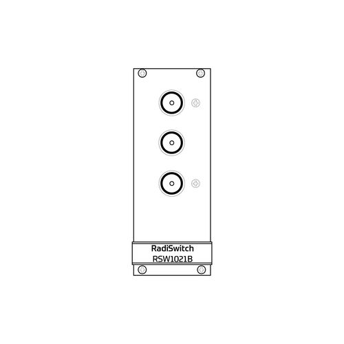 Commutatore unipolare - RadiSwitch 1x SPDT, BNC type - 3GHz (RSW1021B) - Raditeq B.V. - RF