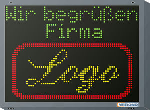 Display a matrice di punti - WIBOND Informationssysteme GmbH - grafico / per informazioni / RS-232