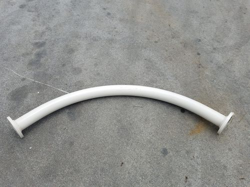Tubazione a gomito in acciaio inossidabile - Macawber Engineering Inc. - in alluminio / per trasporto pneumatico / 90°