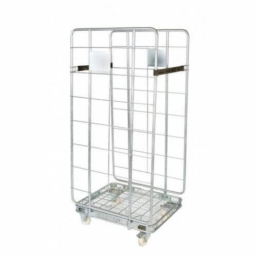 Roll-container multiuso - SAS DUPLEIX - in maglia metallica / 2 pannelli / modulare