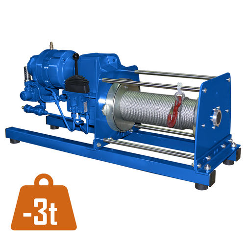 Argano pneumatico - PFW-L - PLANETA-Hebetechnik GmbH - compatto / a ingranaggi / antideflagrante