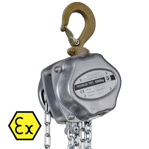 Paranco a catena manuale - PREMIUM PRO-EX - PLANETA-Hebetechnik GmbH - antideflagrante