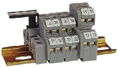 Morsetto componibile su guida DIN - Elmex Controls Pvt. Ltd. - con connessione a vite / multilivello