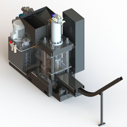 Bricchettatrice di trucioli - PM2 - SFH - per bricchetti cilindrici