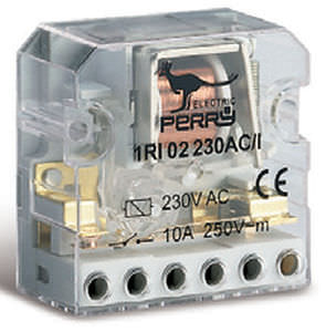 Relè elettromeccanico AC - PERRY ELECTRIC - per montaggio su pannello / di potenza / sequenziale