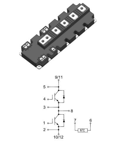 Modulo per transistor IGBT - RT1000HF170P3H - Rongtech Industry (Shanghai) Inc.,