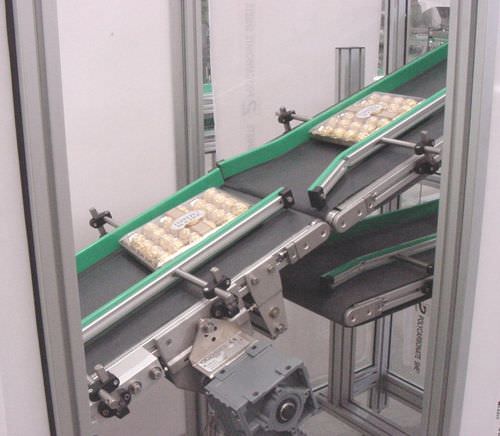 Trasportatore a nastro - F6 - M.H. Material Handling S.p.A - orizzontale / da trasporto / ad accumulo