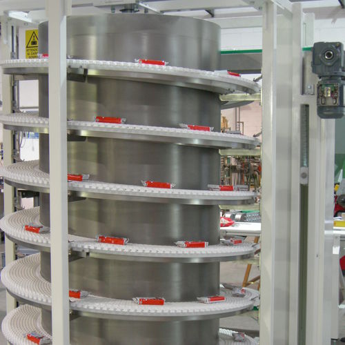 Trasportatore a nastro - M.H. Material Handling S.p.A - a catena / a spirale / da trasporto