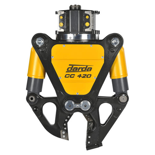 Cesoia da demolizione idraulica - CC420 S - Darda GmbH - rotativa / per macchina da cantiere / per acciaio
