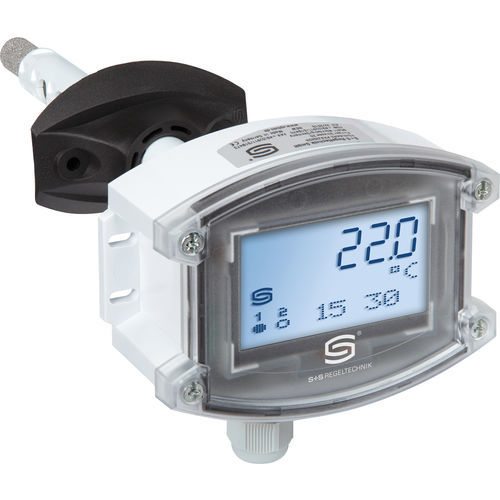Termoigrostato installato su condotto - KHT-30W-I LCD - S+S Regeltechnik - elettronico / con display LCD