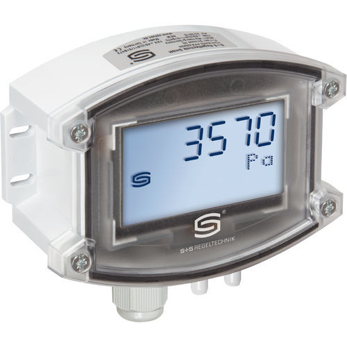 Trasduttore di pressione differenziale - PREMASGARD 7112-U LCD - S+S Regeltechnik - piezoresistivo / 0-10 V / 2 cavi