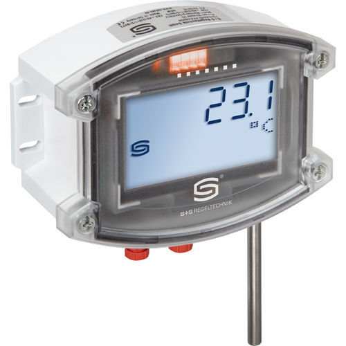 Trasduttore di temperatura per esterni - ATM2-ECATP LCD - S+S Regeltechnik - Pt1000 / a parete / non incassato