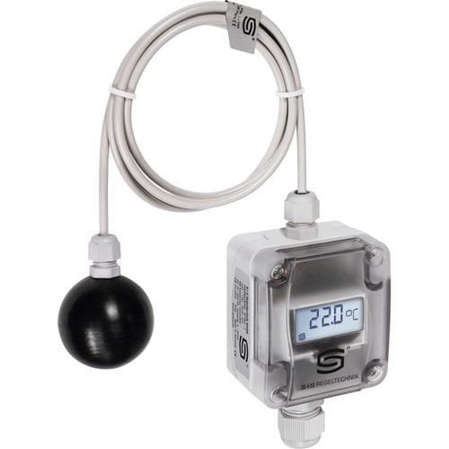 Trasduttore di temperatura a bulbo umido - RPTM2-I LCD - S+S Regeltechnik - Pt1000 / a pendolo / 4-20 mA