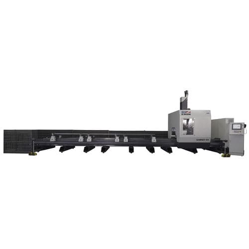Centro di lavoro CNC 5 assi - GARNET 5X - OZMACHINE - verticale / per acciaio / per PVC