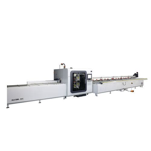 Linea di lavorazione e taglio multimandrino - ALCOR II C - OZMACHINE - automatica / CNC / per profilati in alluminio