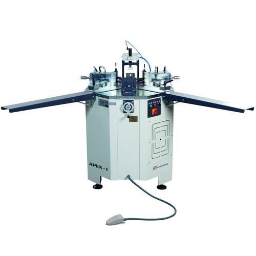 Cianfrinatrice per profilati in alluminio - APEX I - OZMACHINE - automatica / idraulica